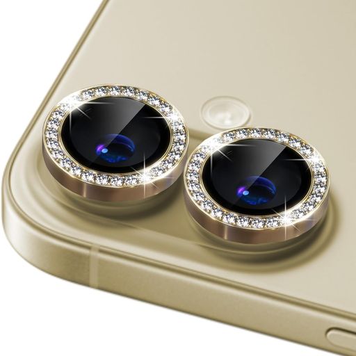 【4枚入り】対応IPHONE15プロ/IPHONE15PROMAXマックス用カメラレンズカバーカメラフィルムアルミ合金製キラキラIPHONE15PROカメラレンズ保護フィルムガラスキラキラキズ防止金縁取り硬度9H防指…