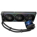 THERMALRIGHTHYPERVISION360UBARGBBLACKCPUAIOクーラー、360MMラジエーター、マグネットパネル-IPSLCDスクリーン、480X480解像度、AM4/AM5;INTEL