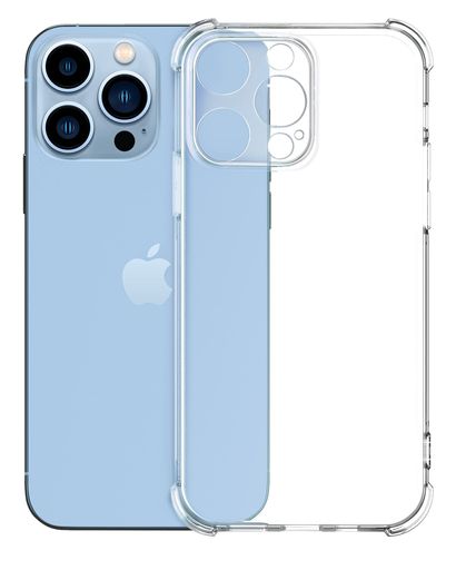 【一体型レンズ保護·エアバッグ·滑り止めマットバンパー】ONESHD全透明iPhone15ProMaxケース米軍MIL規..