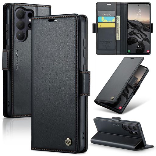 ReHowy Galaxy S26 Ultra SC-53G/SCG37 対応 ケース 手帳型 PUレザー 携帯便利 サムスンS26ウルトラ 保護カバー 衝撃防止 擦り傷防止 全面保護 磁気バックル付き スタンド機能付き カード収納 コイン…