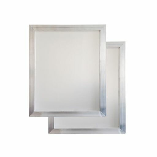 YLZシルクスクリーン印刷フレーム41x51cmアルミフレーム110メッシュ白網(2個)