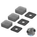 PAVIKEInsta360X4用風防マイクカバーinsta360x3用風防マイクスポンジマイクカバーマイクスポンジinsta360x4/x3用Insta360X4アクセサリーInsta360x3対応(2)