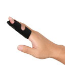 PURAIMA 指サポーター、調節可能 ばね 指 サポーター、スポーツ用 サポーター、テーピング 指、左右兼用、4色 大人用 男女兼用(黒)(4)