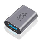 POYICCOT USB-C TO USB-A 変換アダプタ 10GBPS USB TYPE C (メス) TO USB 3.1 (メス) 変換アダプタ、USB A USB C変換アダプタ、USB 3.1 高速データ転送 USB TYPE-Cアダプター(2)