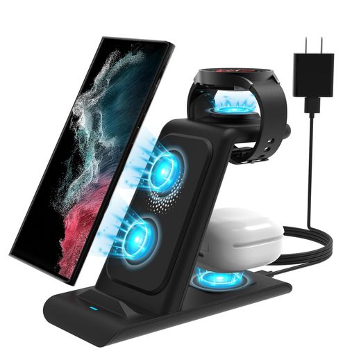 COCIVIVRE GALAXY WATCH 6/5 充電器 3IN1 ワイヤレス充電器 COMPATIBLE WITH GALAXY S25 | S25+ S25 ULTRA/S23/S23 ULTRA/S23+/S22/S22 ULTRA/Z