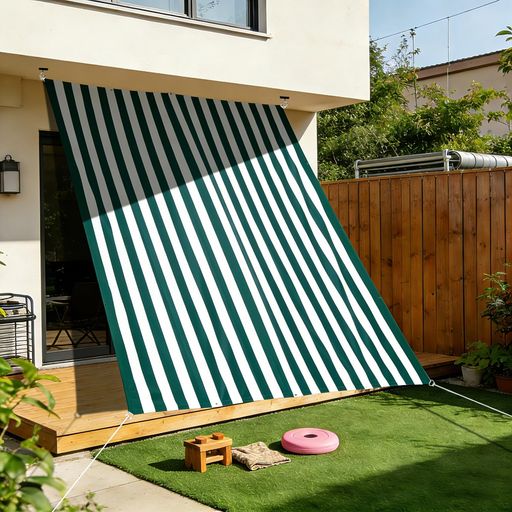 SEASONS 日除けシェード【撥水 1.8x2.4m】 UPF50+ オーニング 雨よけ 遮光 断熱 屋外 屋根 ベランダ 庭 デッキ カーポート 庭用タープ キャンプ用 暑さ対策 省エネ 節電 紫外線カット 目隠し 簡単…