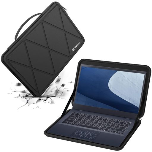 Smatree M98T 16インチ ノートパソコンハードケース 保護収納ノートPCスリーブ 耐衝撃 撥水加工 通勤 通学 就活(X8292T)
