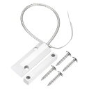 PATIKILローリングドアアラーム接触センサー2個0~100V/0.5Amp磁気リードスイッチ2線式N.O.ホームガレージセキュリティキットグレー