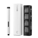 FanttikE1Max電動精密ドライバー50in1精密ドライバーセット3段階トルク最大3N.mペン型ポップアップ専用ケースUSB-C充電式5/32インチ正逆転LEDライトスマホメガネカメラ時計DIY