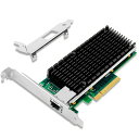 XZSNET 10GB PCI-E LANカード、INTEL X540チップ搭載 INTEL X540-T1互換 10G シングルRJ45ポート NICネットワークカード PCI EXPRESS X8(2)