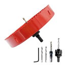 225mmホールソー、LAIWEIホールカッター、ホルソー、電動ドリルツール木材の穴あけに使用、薄い金属板、アルミニウムプロファイル、PVCおよびその他の材料、サークルカッター(切削直径225mm)