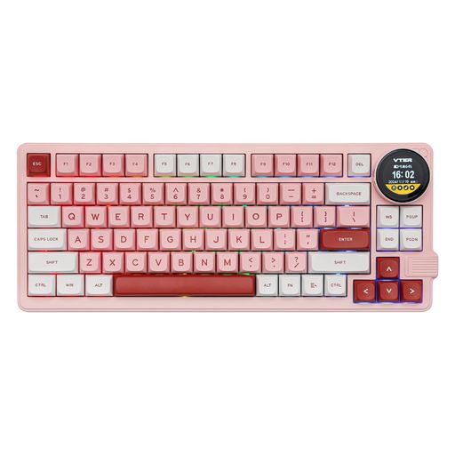 MECHLANDS FEKER K75 LITE ガスケットメカニカルキーボード、スクリーンとノブ付き ホットスワップ対応クリーミーキーボード USB-C/BT5.0/2.4Gワイヤレスゲーミングキーボード 5000MAHバッテリー MECHLANDS FEKER K75 LITE ガスケットメカニカルキーボード、スクリーンとノブ付き ホットスワップ対応クリーミーキーボード USB-C/BT5.0/2.4Gワイヤレスゲーミングキーボード 5000MAHバッテリー