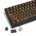 キーキャップ PBT WOMIER シャインスルーキーキャップ 132キー キーキャップ75% サイドプリント 染料サブ チェリープロファイル カスタムキーキャ...