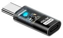 USB-C TO USB-C 変換アダプタ PD 240W急速充電 スマートチップ搭載 高速データ転送 アルミ合金シェル タイプC 変換コネクタ TYPE-C 変換アダプタ 出力キャッチャー(2)