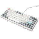 NIZキーボードMINI84-1M USB TYPE-C有線接続(着脱式) WINDOWSとMAC対応 CHERRY MX軸 専用ソフトウェア付き キーボードカスタマイズ可能 プログラム1/2/3 静電容量無接点方式 静音 キー荷重35G 英語配列(2)