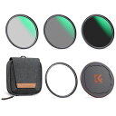 K&FConcept52mm磁気アダプターリング+CPL+ND8+ND64+マグネットレンズキャップ5点セットNDフィルターPLフィルター磁気吸着装着便利フィル...