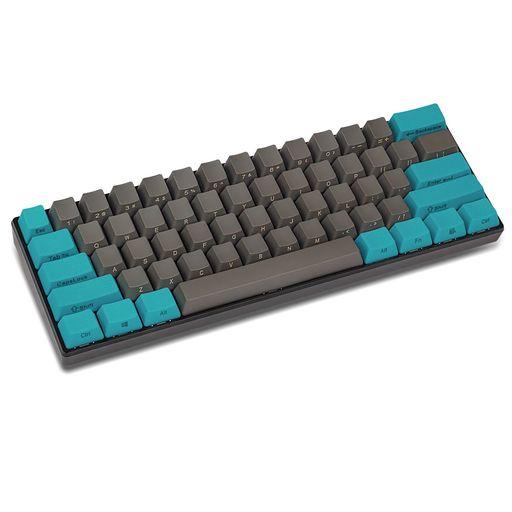 HAPPY BALLS 60% キーキャップ サイドプリント PBTキーキャップセット 60% い チェリー MX キーキャッ 61 68 60% MX スイッチ メカニカルキーボード用 (ブルーグレーコンボ)