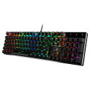 REDRAGON K556 RGB LEDバックライト付き有線メカニカルゲーミングキーボード、104キーホットスワップメカニカルキーボード、アルミニウムベース、...