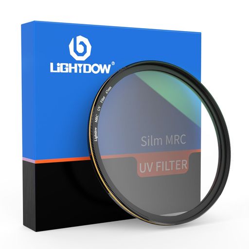 Lightdow49mmUVフィルター18層コーティング撥水防汚光透過率99.2%光学ガラスレンズ保護用紫外线カット薄枠UVフィルター風景撮影外景...