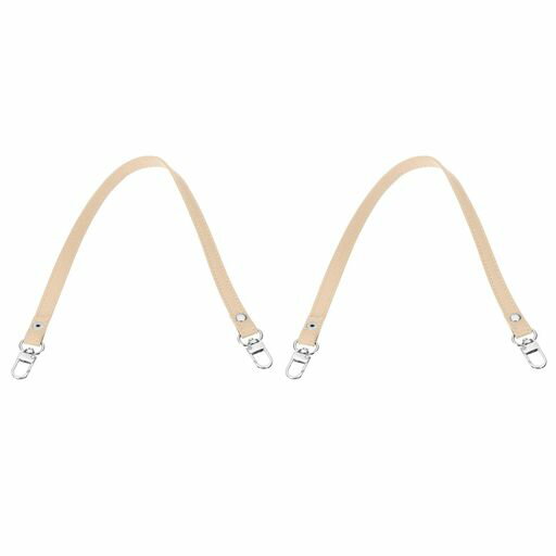 PATIKILレザーパースハンドルストラップ2個17”レザーパースストラップ交換DIY女性クラッチバッグハンド..