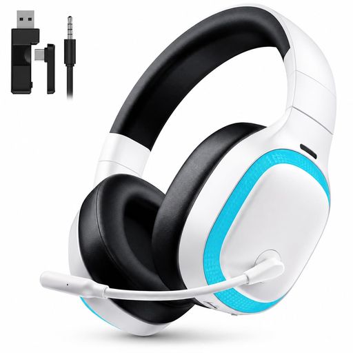 ゲーミングヘッドセット ワイヤレス ゲーミングヘッドホン PS5 ヘッドセット |Bluetooth 5.3 / 2.4GHz