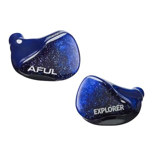 HiFiGoAFULExplorerハイブリッドインイヤーモニター、1ダイナミックドライバー+2バランスアーマチュアを備えた1DD+2BAIEMイヤホンで、重低音と広い周波数応答範囲を実現(4.4mm)