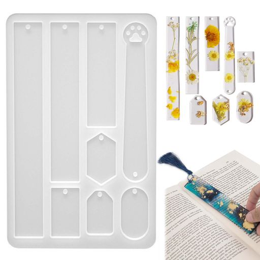 PAVIKEしおりシリコンモールドブックマークシリコンモールドしおりソフトモールドUVレジン型シリコン製..