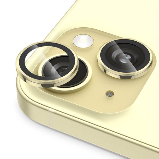 PODICK カメラフィルム IPHONE 15 /15 PLUS 用 カメラカバー 9H強化ガラス アルミ合金製 アイフォン15 /15 プラス用 カメラ保護 キズ防止 耐衝撃 高透過率 黒縁取り 露出オーバー防止 極薄 カメラレンズカバー