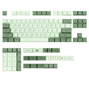 HAPPY BALLS PBT キーキャップ 日本語 XDA プロファイル カスタム チェリー MX キーキャップセット 染料昇華印刷 互換性があります 61 68 75 84 87 96 98 104 108 MXスイッチ メカニカルキーボード 抹茶