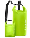 Spigen完全防水ドライバッグ20L+2Lセット大容量リュック防水バッグIPX6認証海プールダイビング釣りキャンプA630AMP06027(サボテン・グリーン)