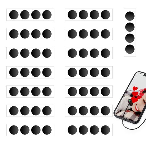 TVETE連打機スマホオートクリッカーステッカー【60枚セット直径約8.5mm】ナノステッカー交換用スマホタップ自動柔軟連打機アクセサリー連打ツールカットせず使用でき衝撃吸収滑り止め使…