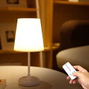 卓上ライトベッドサイドランプ授乳ライトナイトライトLEDおしゃれタッチ機能リモコンUSB充電式デスクライトコードレス目に優しい明るい10段調光読書灯子ども老人電気スタンド子供部屋…(2)