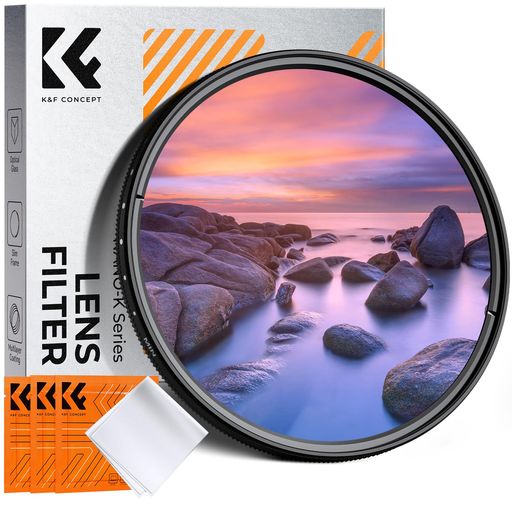 K&F CONCEPT 77mm ND2-2000 可変NDフィルター 減光量調整 11段階調節可能