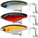 TRUSCEND【フローティング・プロップベイト】ルアーフィッシング釣りルアーポッパーペンシルルアートップウォーター回転テール付きフローティングBKKフック付き淡水・海水用スイムベイ…