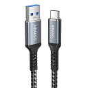 NIMASOUSBTypeCケーブルUSB-C&USB-A3.0タイプCケーブルiPhone16/15シリーズ対応Xperia/Galaxy/LG/iPadPro/MacBookその他Android等USB-C機種対応(2)