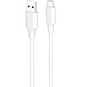 AcbandsUSBTypeCケーブル【1m/ホワイト】QC3.0対応3Aシリコン素材柔軟なデータケーブルUSB-A&USB-C滑らかで柔らかいデータケーブル【Xperia/Samsung/Galaxy/Pixel/iphone(2)