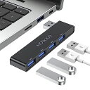 MOGOODUSBハブ3.0USBスプリッタノートパソコン用USBハブノートマルチポートアダプタUSBポートエクスパンダノートパソコン、PC、MacBook、MacPro、MacMini、iMac、SurfacePro