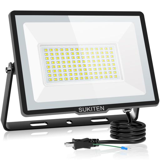 【驚異の明るさ・省電力】SUKITEN投光器LED屋外作業灯150W20000ルーメン100V極薄型IP66防水6500K昼光色高輝度高放熱120°広角投光器LEDライト夜間作業工事現場工事用ライト駐車場ガレージ 【驚異の明るさ・省電力】SUKITEN投光器LED屋外作業灯150W20000ルーメン100V極薄型IP66防水6500K昼光色高輝度高放熱120°広角投光器LEDライト夜間作業工事現場工事用ライト駐車場ガレージ