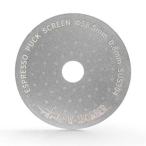MHW-3BOMBER58.5mmエスプレッソパックスクリーン丸い穴付きフィルター再利用可能エスプレッソフィルターLaMarzocco/Gaggia専用0.8mm厚ポルタフィルター用スクリーンFG5586