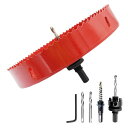 290mmホールソー、LAIWEIホールカッター、ホルソー、電動ドリルツール木材の穴あけに使用、薄い金属板、アルミニウムプロファイル、PVCおよびその他の材料、サークルカッター(切削直径290mm)