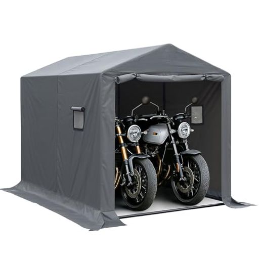 FRGBAKLIサイクルハウス3台用大型バイクガレージサイクルポート耐水圧8000mm・420Dオックスフォード布..