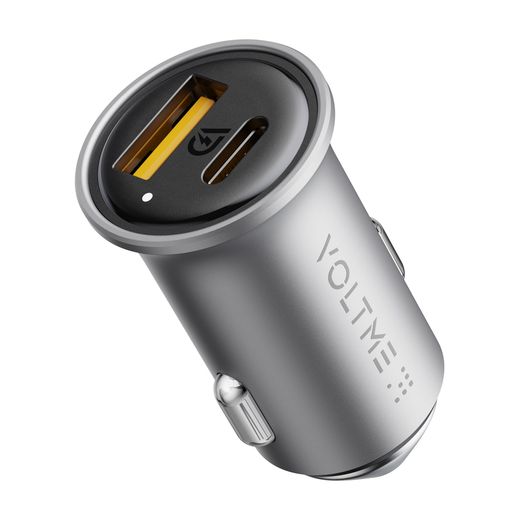 VOLTMEシガーソケットusb-cPD20W+QC18W2ポート急速充電カーチャージャ2台同時急速充電車充電器12V/24V..