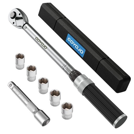 GOYOJOトルクレンチプレセット型ダイヤ交換用7点セット差込角(1/2インチ)20-210N.m...