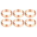 PATIKIL 銅 継手 22MM チューブ 圧縮スリーブフェルール 6個銅フェルール継手圧縮継手アソートキット 空気 水 ガス用
