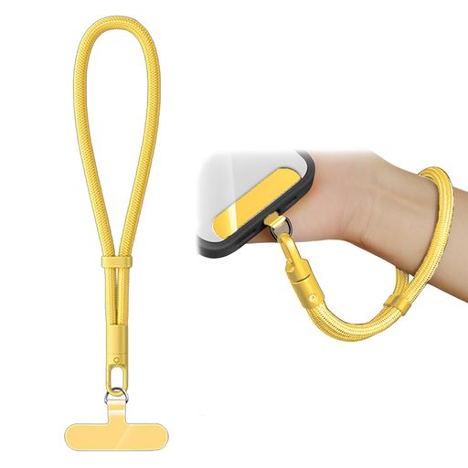 [RAFEIO] スマホストラップ 手首 携帯ストラップ ハンドストラップ 長さ32CM調整可能 360°回転でき 7MM太さ IPHONE ストラップ スマホ 落下防止 カメラ紛失防止 合金製カラビナ 高耐久性 耐荷重20KG 全機種対応