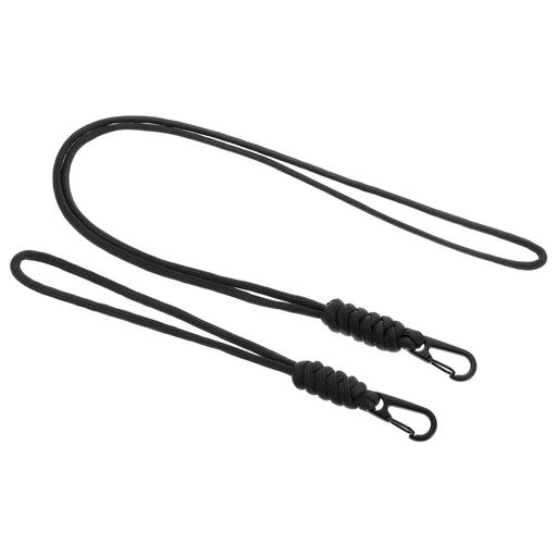 PATIKILネックトラップキーホルダー落下防止長さ調整可能2本入ネックレス腕コードストラップメタル製鍵..