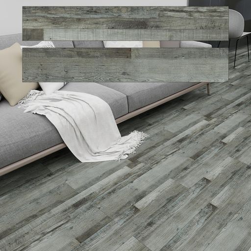 フロアタイル木目6畳/12畳クッションフロアマット【68枚入】フローリングタイル貼るだけ置くだけフロリ..