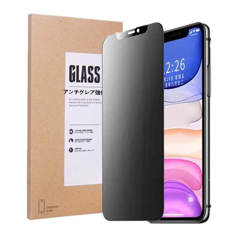 【覗き見防止】【アンチグレア】iPhoneXsMax/11ProMaxガラスフィルム全面保護覗き見防止強化ガラス超薄型気泡ゼロ撥油性貼付け簡単全面保護フィルムアイフォンXsMax/11ProMaxアンチグレア