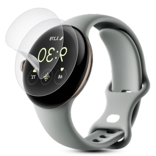 【2枚アンチグレア】GooglePixelWatch3/2/141mm用フィルムGooglePixelWatch2保護フィルムTPU素材サラサラタッチ感反射防止浮き防止気泡レス滑り心地キズ修復気泡レス指紋防止