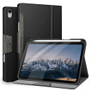 ANTBOX IPAD MINI7 ケース (A17 PRO、2024) IPAD MINI 第7/6世代 ケース ペンホルダー付き 高級PUレザー タブレットケースカバー オートスリープ&スタンド機能付き 全面保護 防衝撃デザイン (BLACK)(2)